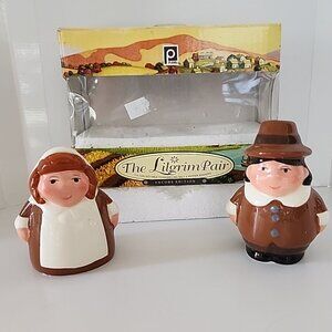 The Lilgrim Pair Salt & Pepper Shakers Publix Thanksgiving Premiere Edition 2005